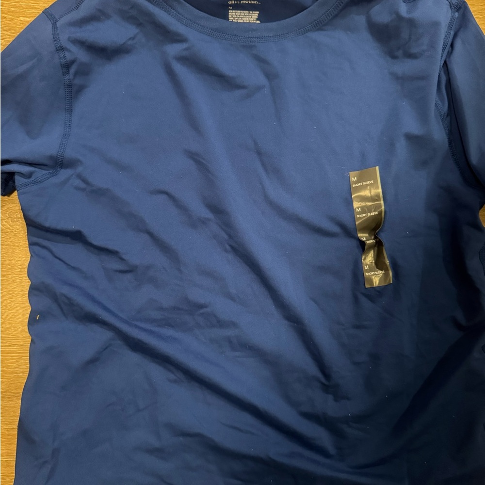 All in Motion Men's Navy Short Sleeve Tee